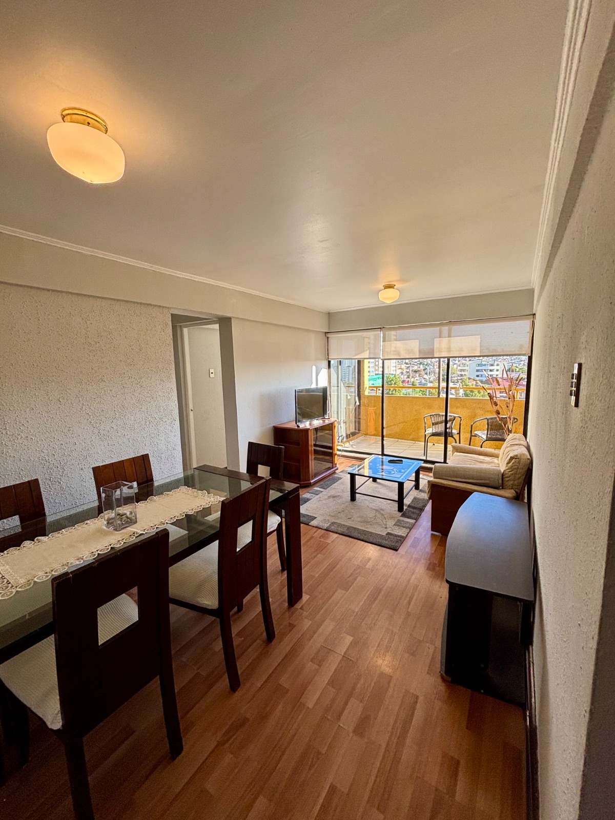 Departamento amoblado con vista al mar en arriendo en Concón